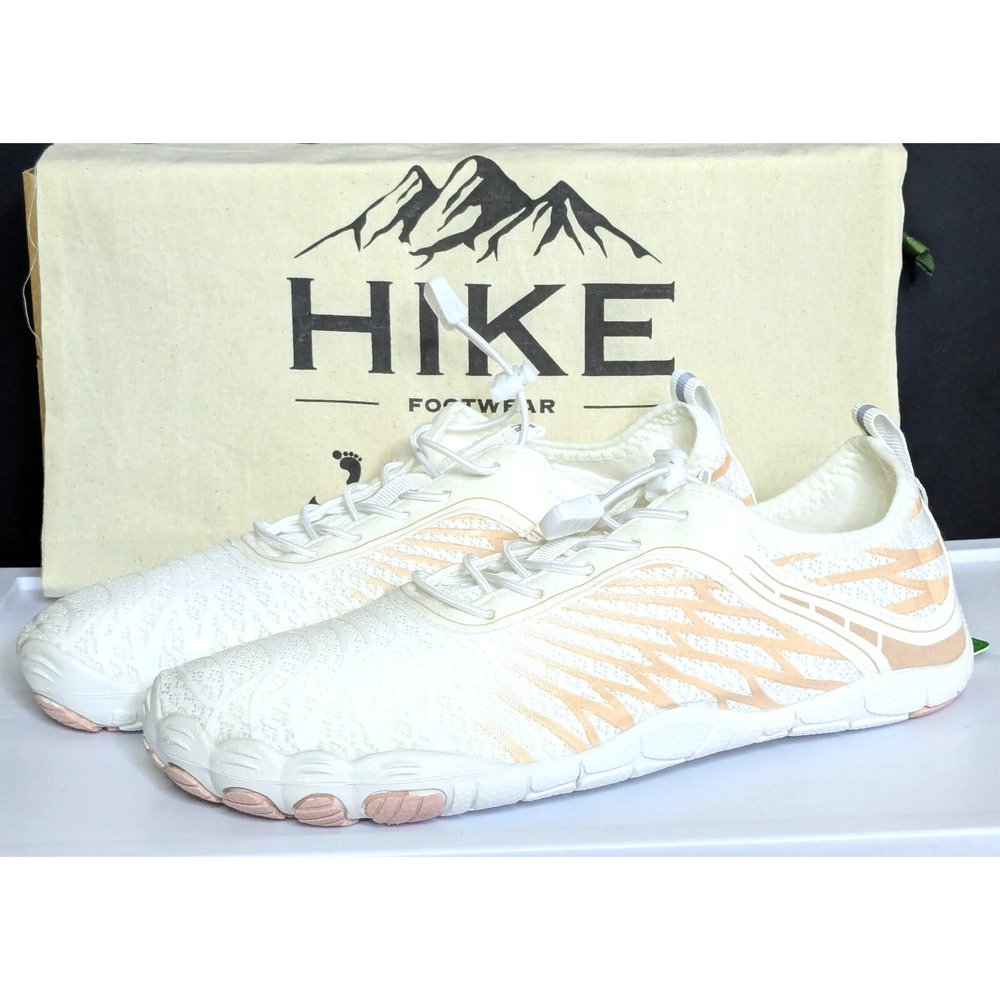 Hike Footwear Shoes Womens 6 EU 36 White Lorax Barefoot Wide Toe NEW Outdoor